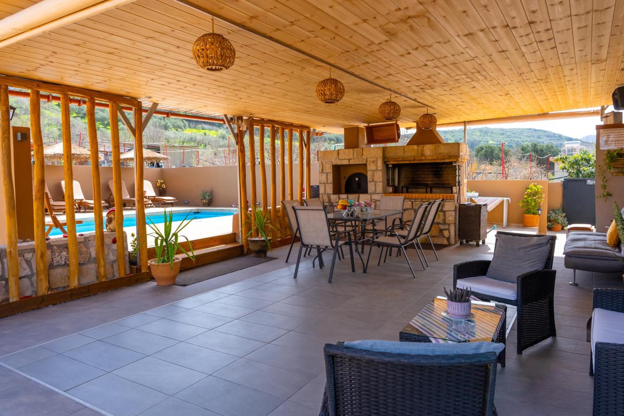 Countryhouse Villa With Pool & Private Parking Heraklion  ภายนอก รูปภาพ